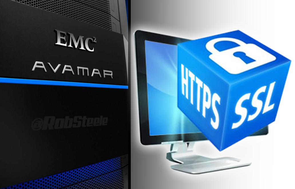 EMC Avamar SSL Cert